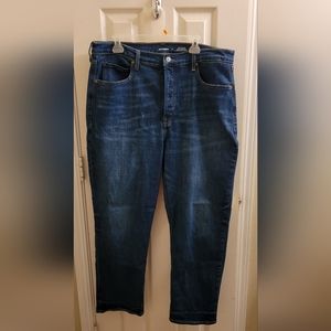 Old Navy Jeans, Extra High-Rise, Sky-Hi Straight, Button Fly